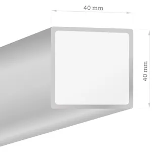 GABIONA Gabiondeco - Poteau de cloture 4 x 4 cm - Longueur : 150 cm - Made in Germany