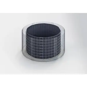 Lit surélevé rond, diamètre 172 cm, hauteur 80 cm pas cher