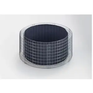 Gabiona Lit surélevé rond, diamètre 202 cm, hauteur 80 cm