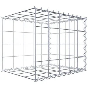 Gabion sur toile type 2 50 cm x 40 cm x 40 cm (L x H x P), maille 10 cm x 10 cm, spirale
