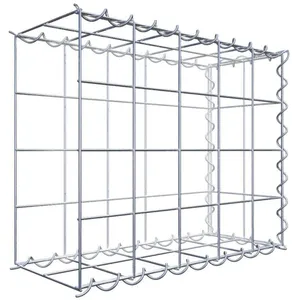 Gabion sur toile type 2 50 cm x 40 cm x 20 cm (L x H x P), maille 10 cm x 10 cm, spirale pas cher