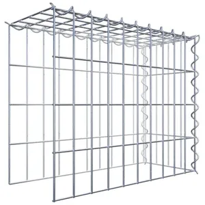 Gabion sur toile type 4 50 cm x 40 cm x 20 cm (L x H x P), maille 5 cm x 10 cm, spirale