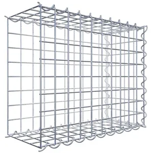 Gabion sur toile type 2 50 cm x 40 cm x 20 cm (L x H x P), maille 5 cm x 5 cm, spirale pas cher