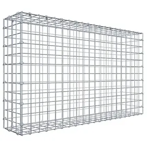 Gabiona Gabion 100 cm x 60 cm x 20 cm (L x H x P), maille 5 cm x 5 cm, anneau en C pas cher
