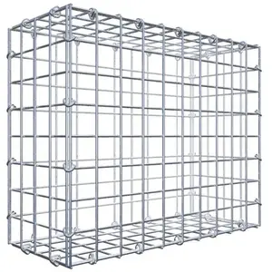Gabiona Gabion 50 cm x 40 cm x 20 cm (L x H x P), maillage 5 cm x 5 cm, anneau en C pas cher