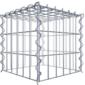 Gabion sur toile type 3 30 cm x 30 cm x 30 cm (L x H x P), maille 5 cm x 10 cm, spirale