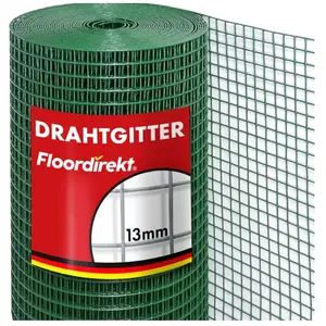Comparateur de prix : CASA PURA Floordirekt - Grillage métallique Fil de volière Vert 50 cm x 10 m