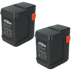 Comparateur de prix : Vhbw vhbw - Lot 2 batteries Li-Ion 4000mAh (18V) pour tailles-haie, co...