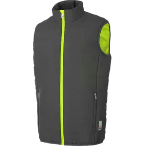 Gilet de travail Matelassé Moon Würth MODYF Anthracite/Lime XL pas cher