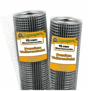 Comparateur de prix : AQUAGART 20 m x 1 m grillage pour volière, grille métallique, grillage soudé, grillage noué, clôture en fil de fer