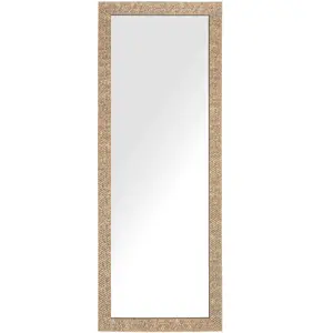 Comparateur de prix : Beliani - Miroir mural laiton 50 x 130 cm AJACCIO