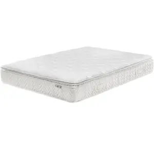 BELIANI Matelas en tissu beige 160x200 pas cher