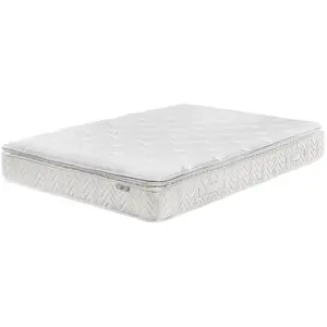 BELIANI Matelas en tissu beige 180x200 pas cher