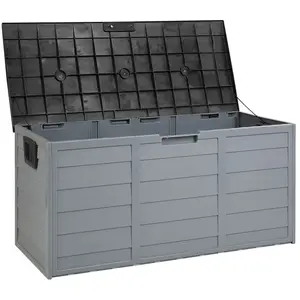 Beliani Coffre de Rangement LOCARNO 112 cm - Noir pas cher