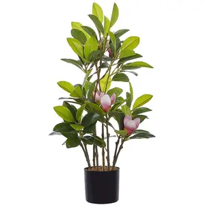 Beliani Plante artificielle 70 cm avec pot MAGNOLIA pas cher