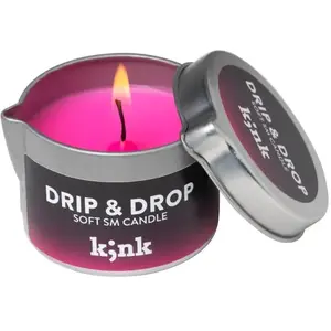 AMORELIE Drip & Drop - Bougie Soft-SM - Rose Neon pas cher