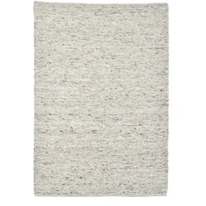 THEKO Tapis tissé à la main en laine naturelle Sable 120x180 pas cher