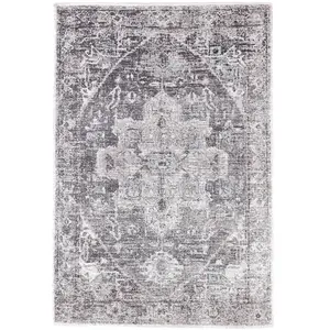 Tom Tailor Tapis d'orient vintage tissé plat gris 155x235 cm