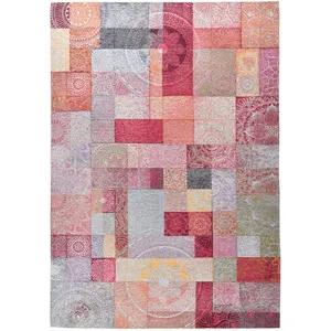 Gino Falcone Tapis salon tissé plat - multi pastel 190x280 cm