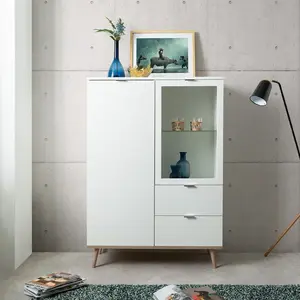 Calicosy Vaisselier avec 2 Portes et 2 Tiroirs COPENHAGUE pas cher