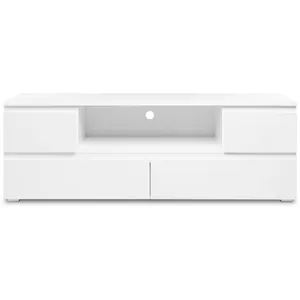 BUT Meuble TV LUMIA 160cm blanc pas cher