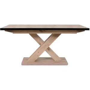 Table 160 cm avec allonge KEYAH pas cher