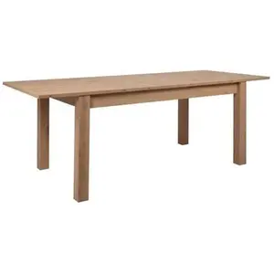 Table à Manger Extensible Paxton – 160-210 Cm, Naturelle, MDF, 90x75 Cm, Paris Prix