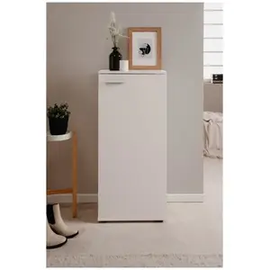 Comparateur de prix : FINORI Meuble à chaussures 1 porte satos blanc - blanc AUC1709606428252