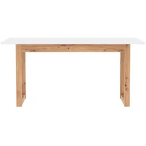Table 160 cm avec allonge DENVER pas cher