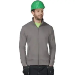 Promodoro - Veste En Sweat Pour Hommes Taille M Gris Acier 100 % Co pas cher