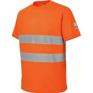 Tee-shirt de travail microporeux Würth MODYF haute-visibilité orange X...