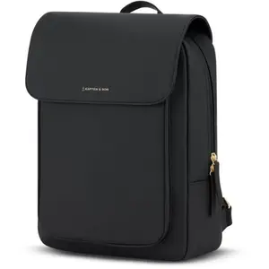 Kapten & Son - Tromso - Sac à dos urbain All Black - 9 L pas cher