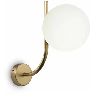 Comparateur de prix : Maytoni Rendez-vous applique abat-jour verre blanc