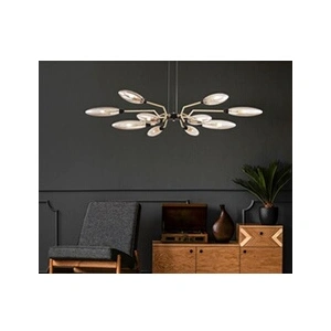 Maytoni Ventura Plafonnier Or Mat, 12 Lumières, G9 pas cher