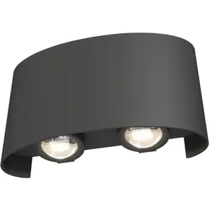 Strato Applique d'extérieur Up Down Noir, IP54, 3000K - MaytoniVendu pararchiproducts