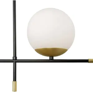 Comparateur de prix : Maytoni Nostalgia suspension à 2 lampes en verre