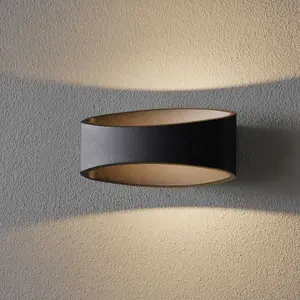 Comparateur de prix : Maytoni Applique LED Trame, forme ovale en noir