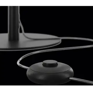 Comparateur de prix : Maytoni Ray Lampadaire intégré Table & Floor LED noir, 3000K, abat-jour en aluminium