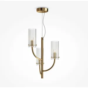 Comparateur de prix : Maytoni Arco suspension avec 3 abat-jour en verre