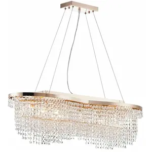Comparateur de prix : Maytoni suspension Toils, doré, cristaux, 7 x E14