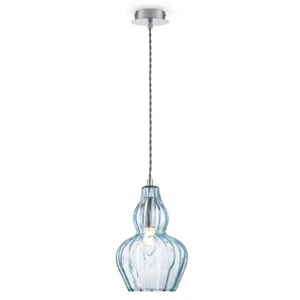 Maytoni Suspension Eustoma bleu clair pas cher
