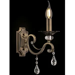 Maytoni - Grace Applique Bougie Laiton & Cristal, 1 Lumière, E14Vendu pararchiproducts
