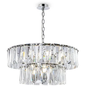 Comparateur de prix : Maytoni Puntes Plafonnier moderne Puntes à 2 niveaux et 12 lumières en chrome