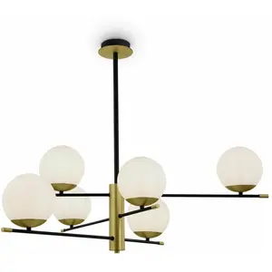 Comparateur de prix : Suspension design en verre et métal Nostalgie - Maytoni