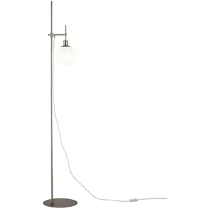 Lampadaire en métal argenté Erich - Maytoni pas cher