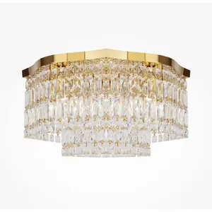 Comparateur de prix : Maytoni - Dune Plafonnier Moderne 6 Lumières Or E14