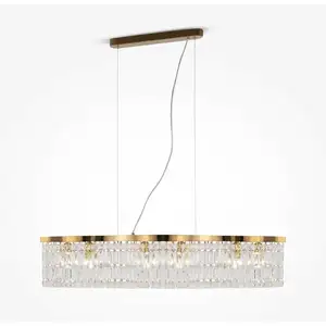 Dune Plafonnier suspendu moderne à 6 lumières doré E14 - MaytoniVendu pararchiproducts