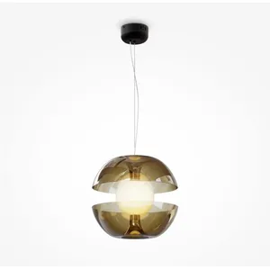 Comparateur de prix : Maytoni Rebel Plafonnier suspendu globe moderne doré 3000K