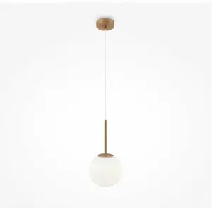 Comparateur de prix : Maytoni Basic form suspension, blanc/or, 1 lampe