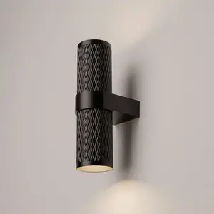Maytoni Focus Design Applique murale Up & Down noire 2xGU10